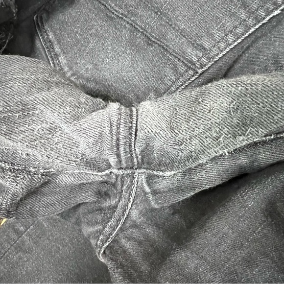 American Eagle black distressed ripped next level stretch hi rise jegging jeans - Picture 6 of 10